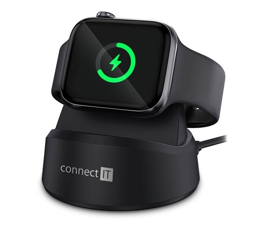 CONNECT IT Bezdrátová nabíječka WatchCharger pro Apple Watch, Černá