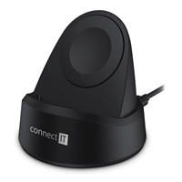 CONNECT IT Bezdrátová nabíječka WatchCharger pro Apple Watch, Černá