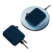 3mk Silicone AirPods Case pro Apple AirPods 2nd gen., modrá