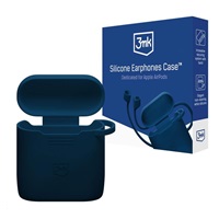 3mk Silicone AirPods Case pro Apple AirPods 3rd gen., modrá