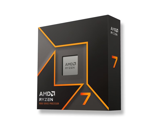 CPU AMD RYZEN 7 9700X, 8-core, 3.8GHz, 40MB cache, 65W, AMD Radeon Graphics, socket AM5, BOX, bez chladiče