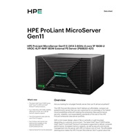 HPE PL MicroServer Gen11 E-2414 (2.8/4C) 16G VROC 4LFF/4SFF NHP 2xPCIe 4x1G iLo6 1x180W NBD111