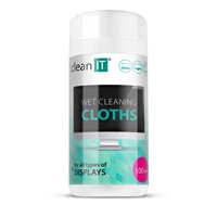 CLEAN IT Vlhčené čisticí utěrky na obrazovky 100 ks