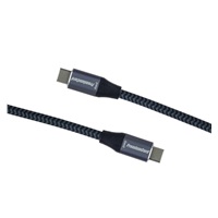 PREMIUMCORD USB-C kabel (USB 3.2 Gen2x2, 5A, 100W, 20Gbit/s) 3m, Šedá
