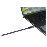 PREMIUMCORD USB-C kabel (USB 3.2 Gen2x2, 5A, 100W, 20Gbit/s) 3m, Šedá