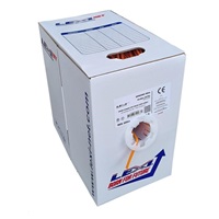 UTP kabel LEXI-Net Cat5E, drát, LS0H B2ca-s1a,d0,a1, oranžový, 305m, box