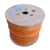 UTP kabel LEXI-Net Cat5E, drát, LS0H (B2ca s1a,d0,a1), oranžový, 500m, cívka