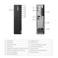 LENOVO PC ThinkCentre M70s Gen 5 SFF - i7-14700,16GB,512SSD,HDMI,DP,Int. Intel UHD 770,W11P,3Y Onsite