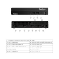 LENOVO PC ThinkCentre M75q Gen 5 Tiny- Ryzen™ 5 8500GE,16GB,512SSD,HDMI,DP,AMD Radeon™ 740M,W11P,3Y Onsite