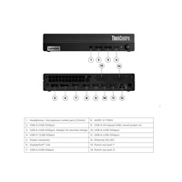 LENOVO PC ThinkCentre M70q Gen 5 Tiny - i7-14700T,16GB,512SSD,HDMI,DP,Int. Intel UHD 770,W11P,3Y Onsite
