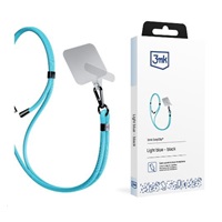 3mk EasyClip Light Blue (black)