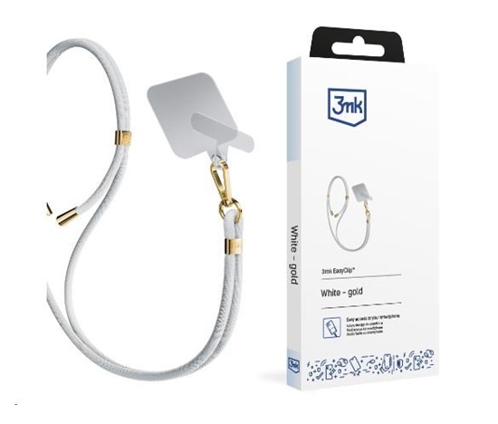 3mk EasyClip White (gold)