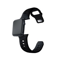 3mk Silicone Watch Strap pro Apple 38/40/41 mm Black