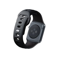 3mk Silicone Watch Strap pro Apple 38/40/41 mm Black