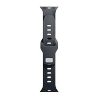 3mk Silicone Watch Strap pro Apple 38/40/41 mm Black