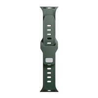 3mk Silicone Watch Strap pro Apple 38/40/41 mm Dark Green