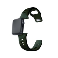3mk Silicone Watch Strap pro Apple 38/40/41 mm Dark Green