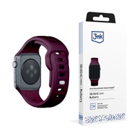 3mk Silicone Watch Strap pro Apple 38/40/41 mm Mulberry