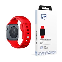 3mk Silicone Watch Strap pro Apple 38/40/41 mm Red