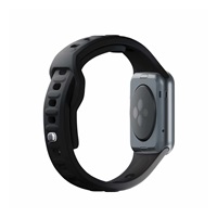 3mk Silicone Watch Strap pro Apple 42/44/45/49 mm Black