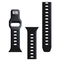 3mk Silicone Watch Strap pro Apple 42/44/45/49 mm Black