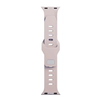 3mk Silicone Watch Strap pro Apple 42/44/45/49 mm Latte
