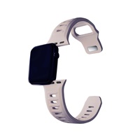 3mk Silicone Watch Strap pro Apple 42/44/45/49 mm Latte