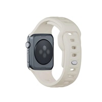 3mk Silicone Watch Strap pro Apple 42/44/45/49 mm Nude