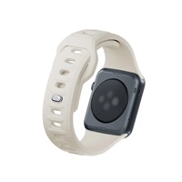 3mk Silicone Watch Strap pro Apple 42/44/45/49 mm Nude