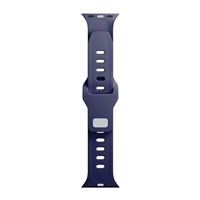 3mk Silicone Watch Strap pro Apple 42/44/45/49 mm Ocean Blue