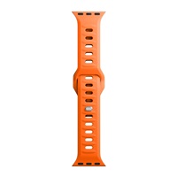 3mk Silicone Watch Strap pro Apple 42/44/45/49 mm Orange