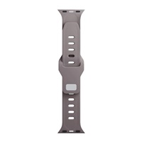 3mk Silicone Watch Strap pro Apple 42/44/45/49 mm Taupe