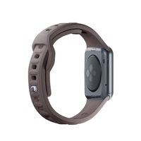 3mk Silicone Watch Strap pro Apple 42/44/45/49 mm Taupe
