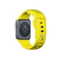 3mk Silicone Watch Strap pro Apple 42/44/45/49 mm Yellow