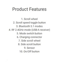 DELL MYŠ Premier Rechargeable Mouse - MS900