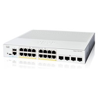 Cisco Catalyst switch C1300-16P-4X (16xGbE,4xSFP+,16xPoE+,120W,fanless)