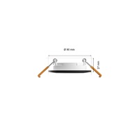 PHILIPS Hue bodové světlo WACA Slim S, 1000lm, 8,3W, černá