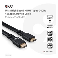 Club3D Kabel HDMI, Ultra Rychlý HDMI™ Certifikovaný Cable, 4K120Hz/ 8K60Hz, 7.5m