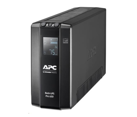 APC -rozbalen eD world- Back UPS Pro BR 650VA, 6 Outlets, AVR, LCD Interface (390W) - Poškozený obal (Komplet)
