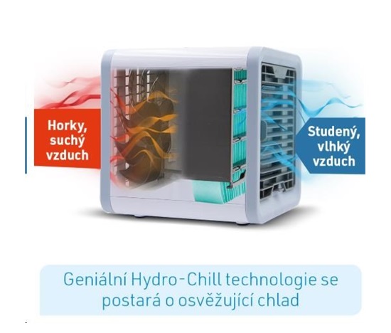 BAZAR - Arctic Air - Praktický pomocník během horkých dní - Černý - poškozený obal