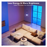 BAZAR - Govee Smart žárovka RGBWW 12W-85W 1200lm E27 Long Life - pošk. obal