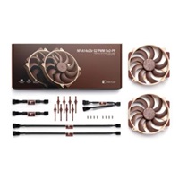 NOCTUA Ventilátor NF-A14x25r-G2-PWM-Sx2-PP, 2x 140mm, hnědá