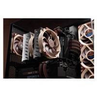 NOCTUA Chladič CPU NH-D15 G2, 2x 140mm, LGA1851, AM5, hnědá/stříbrná