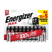Energizer LR6/20 Max AA 15+5 zdarma
