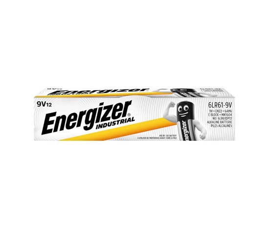 Energizer 6LR61/12 Industrial 9V 12pack