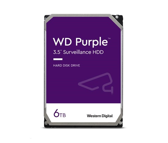 BAZAR - WD PURPLE WD63PURZ 6TB SATA/600 256MB cache, Low Noise, CMR