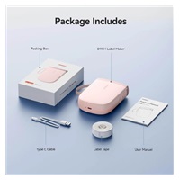 Niimbot Tiskárna štítků D11-H Smart, růžová + role štítků 160 ks