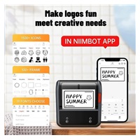 Niimbot Tiskárna štítků B3S Smart, černá + role štítků 180 ks