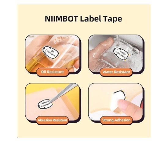 Niimbot štítky T 14x40mm 160ks Tečky pro D11, D11-M, D110, D110-H