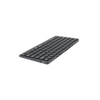 RAPOO Klávesnice UCK-6001 s 8v1 USB-C Hub, Drátová USB-C, CZ/SK, černá